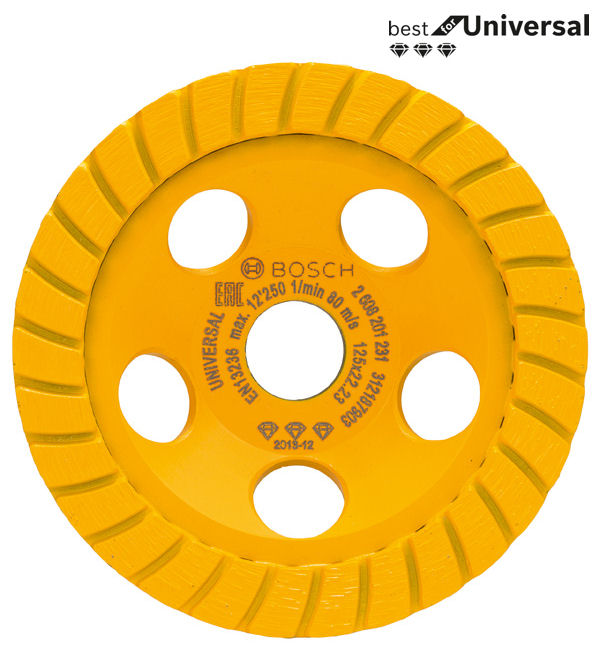 Bosch Diamanttopfscheibe für Granit, Kunststein und Baumaterialien